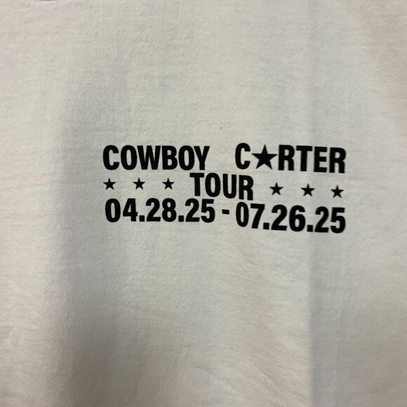 Beyonce Cowboy Carter Rodeo Chitlin Circuit Tour Los Angeles T-Shirt XL - Picture 2 of 5